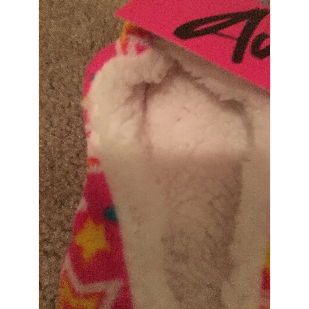 Women’s Star Pattern Soft Cozy Sherpa Lined Slipper Gripper Socks Indoor 1 Pair